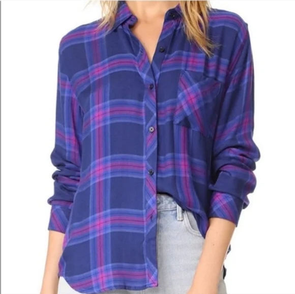 Rails Tops - Rails Taitum Button Front Collared Shirt